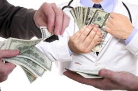 Paying commission to medical tourist company